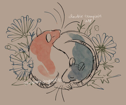 template (double, B)